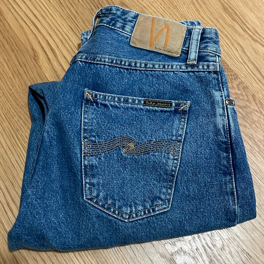 Nudie Lofty Lo high rise denim